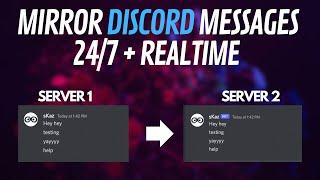 Mirror Discord Channel From One Channel to Another in Realtime