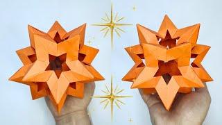 Origami KUSUDAMA STAR HOLES by Francesco Mancini