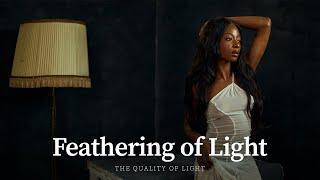HOW I CREATE BEAUTIFUL PORTRAITS WITH FEATHERED LIGHTING IN MY HOME STUDIO