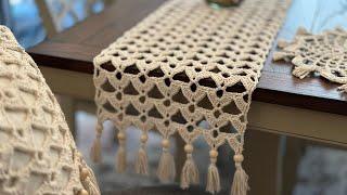 Yeni Tarz Runner/ Crochet Table Runner