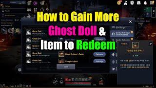 Black Desert Mobile How to Gain More Ghost Doll & Item to Redeem