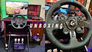 Unboxing Logitech G923 Steering Wheel + Logitech G Driving Force Shifter