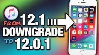 How To DOWNGRADE iOS 12.1 To iOS 12.0.1 With iTunes For iPhone, iPad & iPod