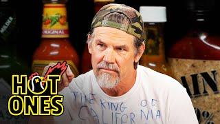 Josh Brolin Licks the Palate of Absurdity While Eating Spicy Wings | Hot Ones