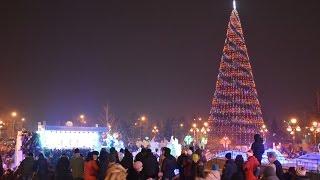 В Красноярске открылась Главная городская елка