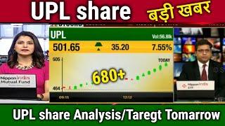 UPL share latest news,upl share analysis,upl share target tomorrow,upl share latest news today,