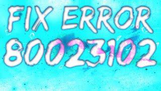 #SG4Y How To Fix PSN Error 80023102