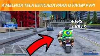 A MELHOR TELA ESTICADA/RES PARA O FIVEM! (+FPS) 