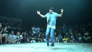 WAPPER(BORN 2 FUNK) vs SALAH(VAGABOND CREW) DANCE@LIVE 2014 FREESTYLE KANTO CHARISMAX vol.2【FINAL】