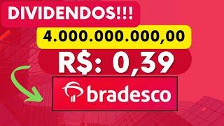 Dividendo bradesco - BBDC4 MEGA dividendos a caminho #bbdc4 #dividendos