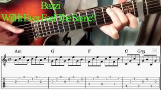 Bazzi - "Will It Ever Feel The Same?" guitar tutorial