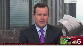 WMAQ Chicago Meteorologist Caught Without Pants On Air