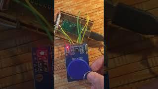 Raspberry Pi pico with microPython and Module rfid rc522 test!