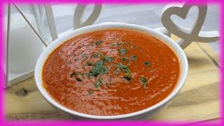 Omas Tomatensuppe, schnell und lecker selbst gemacht, Rezept, wenig Zutaten, #rezepte