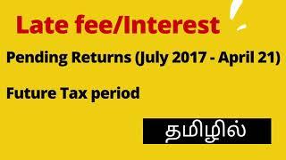 Late Fee & Interest for Pending returns & Future returns | 43rd GST Council Meeting in Tamil (2021)