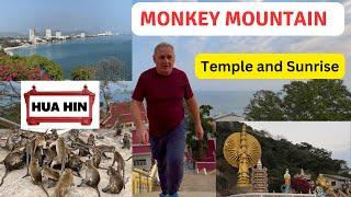 Monkey Mountain - Monkey Temple Sunrise - Hua Hin Thailand