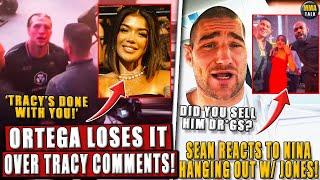 Brian Ortega LOSES IT after fan's Tracy Cortez remarks! Strickland REACTS to Nina HANGING w/ Jones