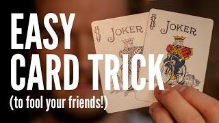 The EASIEST and MOST AMAZING Card Trick!!  (Tutorial)