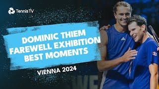 Dominic Thiem Farewell Exhibition Highlights, Zverev, Draper, Becker & More Feature  | Vienna 2024