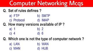 Part- 4 | Computer Networking Mcqs | networking mcq questions and answers