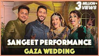 Sangeet Performance At Gaza Wedding | Awez Darbar Choreography