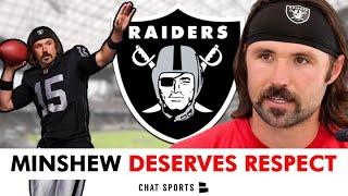 RESPECT Gardner Minshew! Las Vegas Raiders QB Deserves More Of It From Raider Nation & The NFL