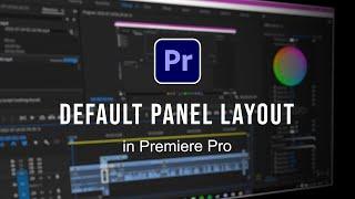 Cara Mengembalikan Panel Layout Seperti Semula (Default) | Adobe Premiere Pro 2021