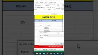 Cómo buscar Datos en Excel