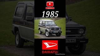 Evolution of Daihatsu Taft (1975-2020) #daihatsutaft #viralvideo