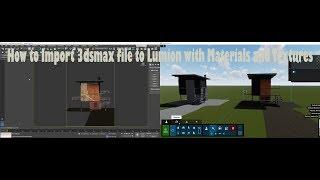 How to import 3dsmax file to Lumion with materials and textures