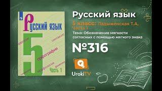 Упражнение №316 — Гдз по русскому языку 5 класс (Ладыженская) 2019 часть 1