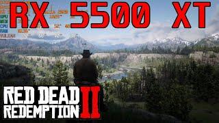 RX 5500 XT Red Dead Redemption 2/RDR2 Medium Benchmark With Ryzen 3600