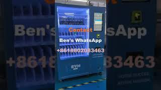 Food vending machine with lifter