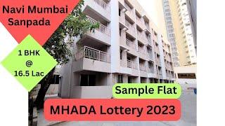 MHADA Sanpada Lottery Sample Flat #mhadalottery #sanpada #mhadalottery2023 #mhada #navimumbai #mhada