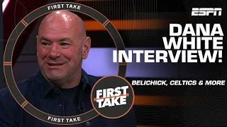 Dana White teases Jon Jones vs. Tom Aspinall  + Reacts to Bill Belichick’s move to UNC | First Take