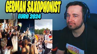 Germany fan lights up Euro 2024 with amazing saxophone skills (REACTION!!)