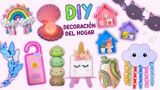 10 IDEAS DE DECORACIÓN DEL HOGAR - PARED GATO - ESCRITORIO UNICORNIO Y MÁS IDEAS DE DECORACIÓN..