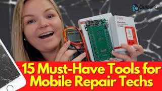 15 Must-Have Tools for Mobile Repair Techs WITH LINKS!