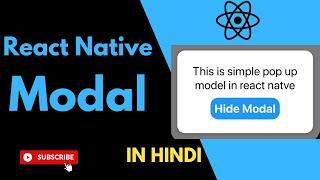 EP:14 how to use React Native modal (popup) ?