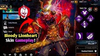 Bloody Lionheart-Oni Skin Gameplay! | Dead By Daylight Mobile #dbdmofficialcc