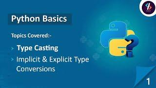 Type Casting in Python | Type Conversion in Python | Python Tutorial in Hindi