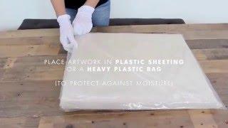 How to safely pack canvas Arts/ Paintings/ artworks | Packing of paintings/ arts