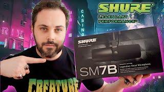 SHURE SM7B   EL MEJOR  MICROFONO PARA YOUTUBE , TWITCH Y STREAMING  UNBOXING