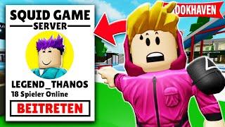 Ich ERÖFFNE SQUID GAME SERVER in Brookhaven! (Roblox)