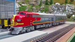 Athearn Genesis DCC w/Sound F7-A and B Santa Fe #303 and #304 for sale on Ebay