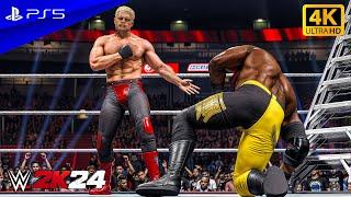 WWE 2K24 - Cody Rhodes vs. Bobby Lashley | Extreme Rules Match at Raw Netflix 2025 | PS5™ [4K60]