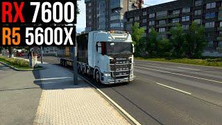 RX 7600 | Euro Truck Simulator 2 | 1080p + 1440p | All Settings