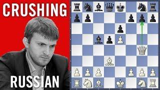 Crushing Russian - Vitiugov vs O'Donnell | Chess Olympiad 2018 Batumi