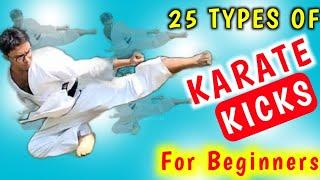 How Many Kicks In Karate For Beginners | 25 Types of Karate Kicks For Beginners