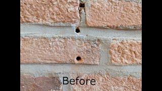 Repair Holes in Brick or Mortar - The Right Way